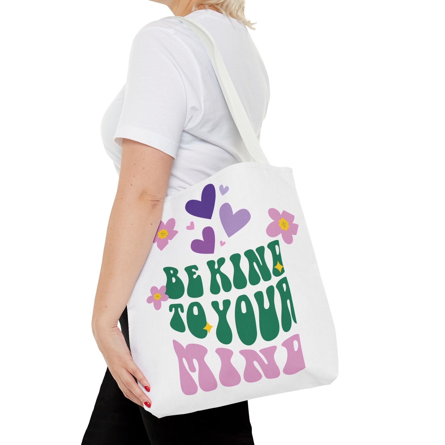 Be Kind To Your Mind Tote Bag, Mental Health Tote Bag, Motivational Gifts, Inspirational Tote Bag, Awareness Tote Bag