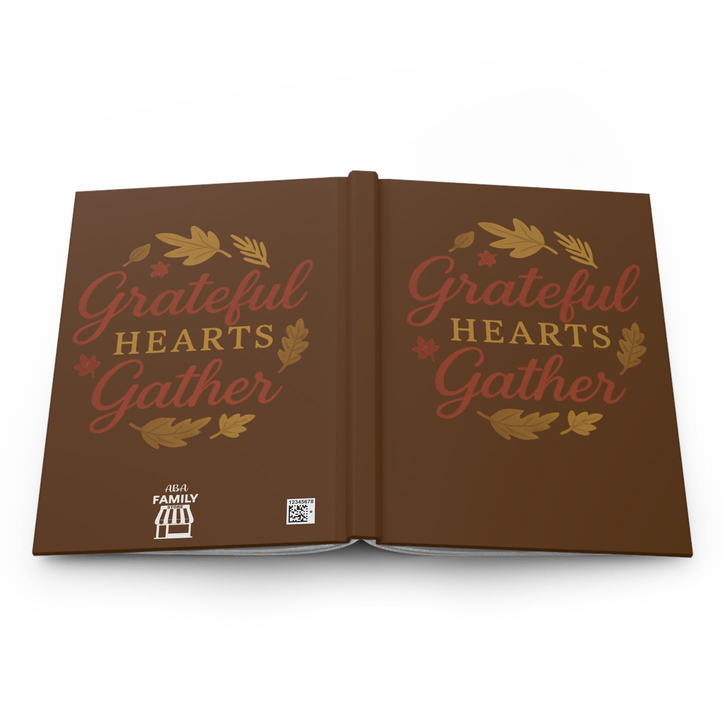 Gathering Hearts Hardcover Journal - Grateful Family Notebook