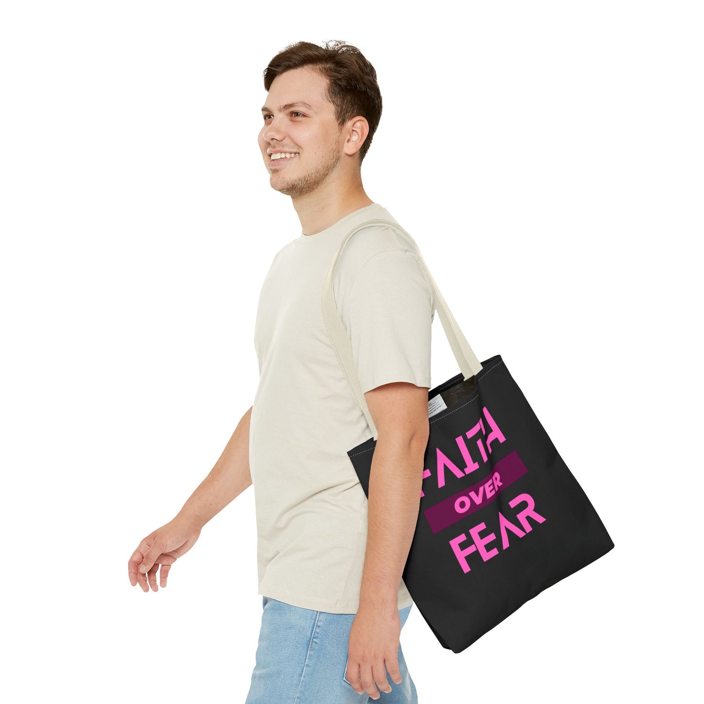Faith over Fear Tote Bag