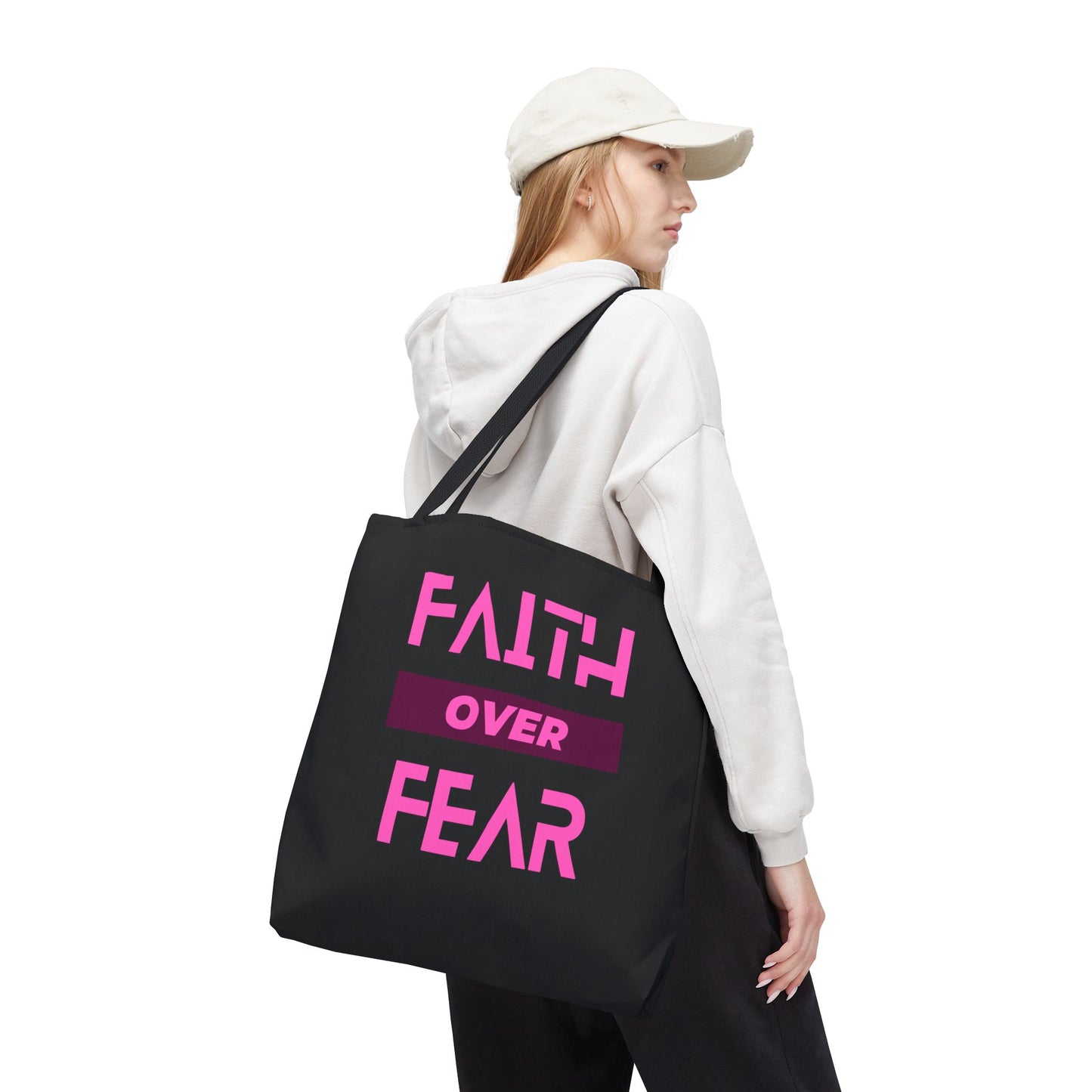 Faith over Fear Tote Bag