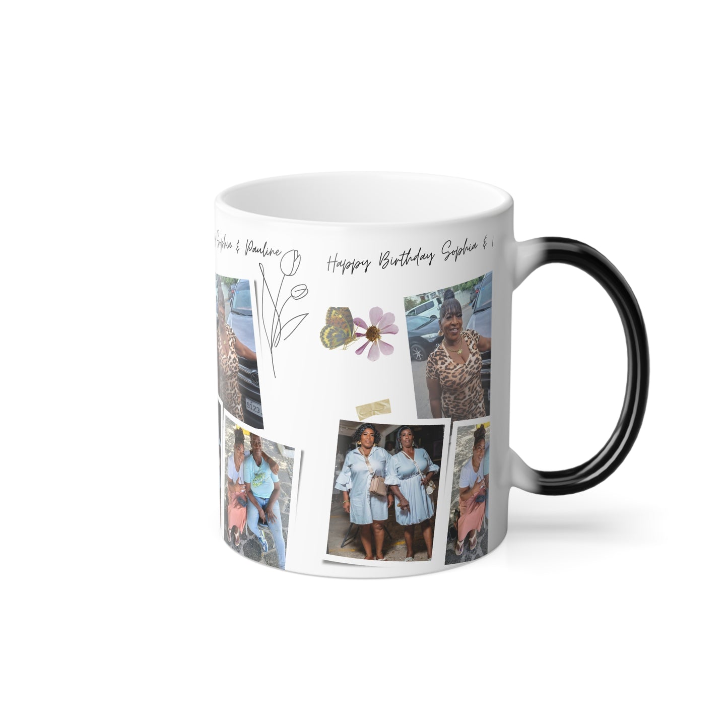 Personalized Color Morphing Mug - Custom Photo Holiday Gift