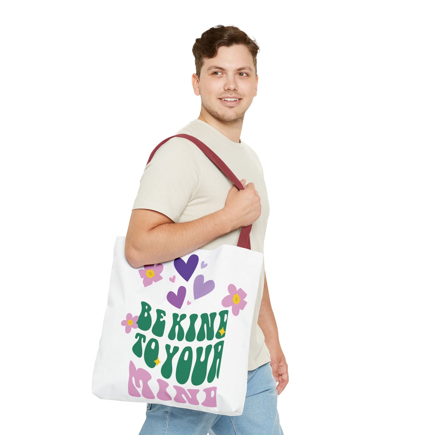 Be Kind To Your Mind Tote Bag, Mental Health Tote Bag, Motivational Gifts, Inspirational Tote Bag, Awareness Tote Bag