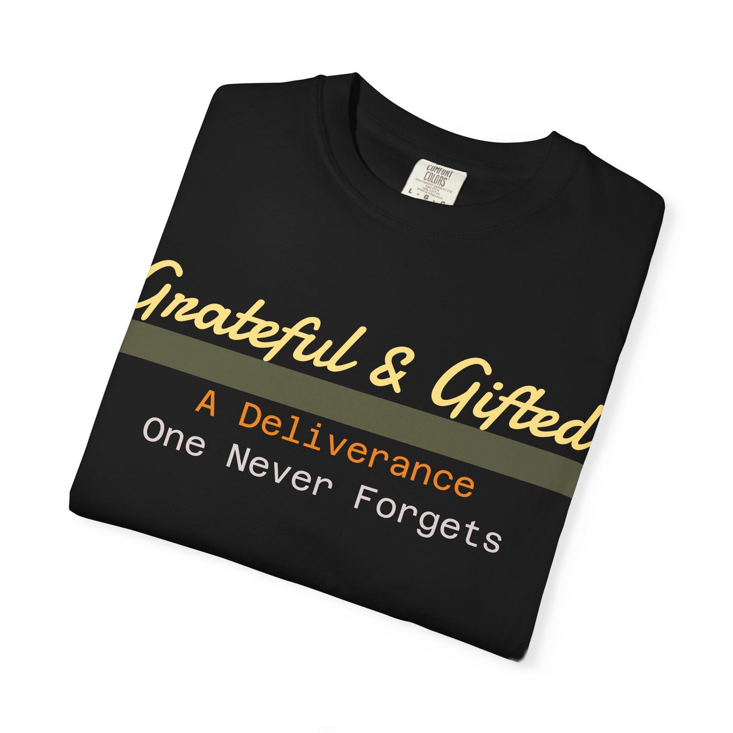 Grateful & Gifted T-Shirt | Perfect for Gratitude Celebrations, Thoughtful Gifts, Everyday Casual Wear, & Unisex Style