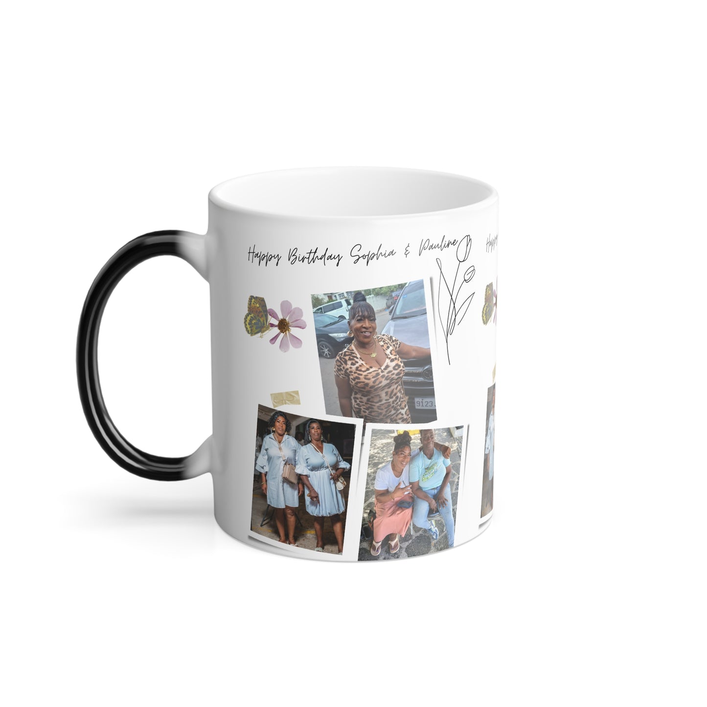Personalized Color Morphing Mug - Custom Photo Holiday Gift