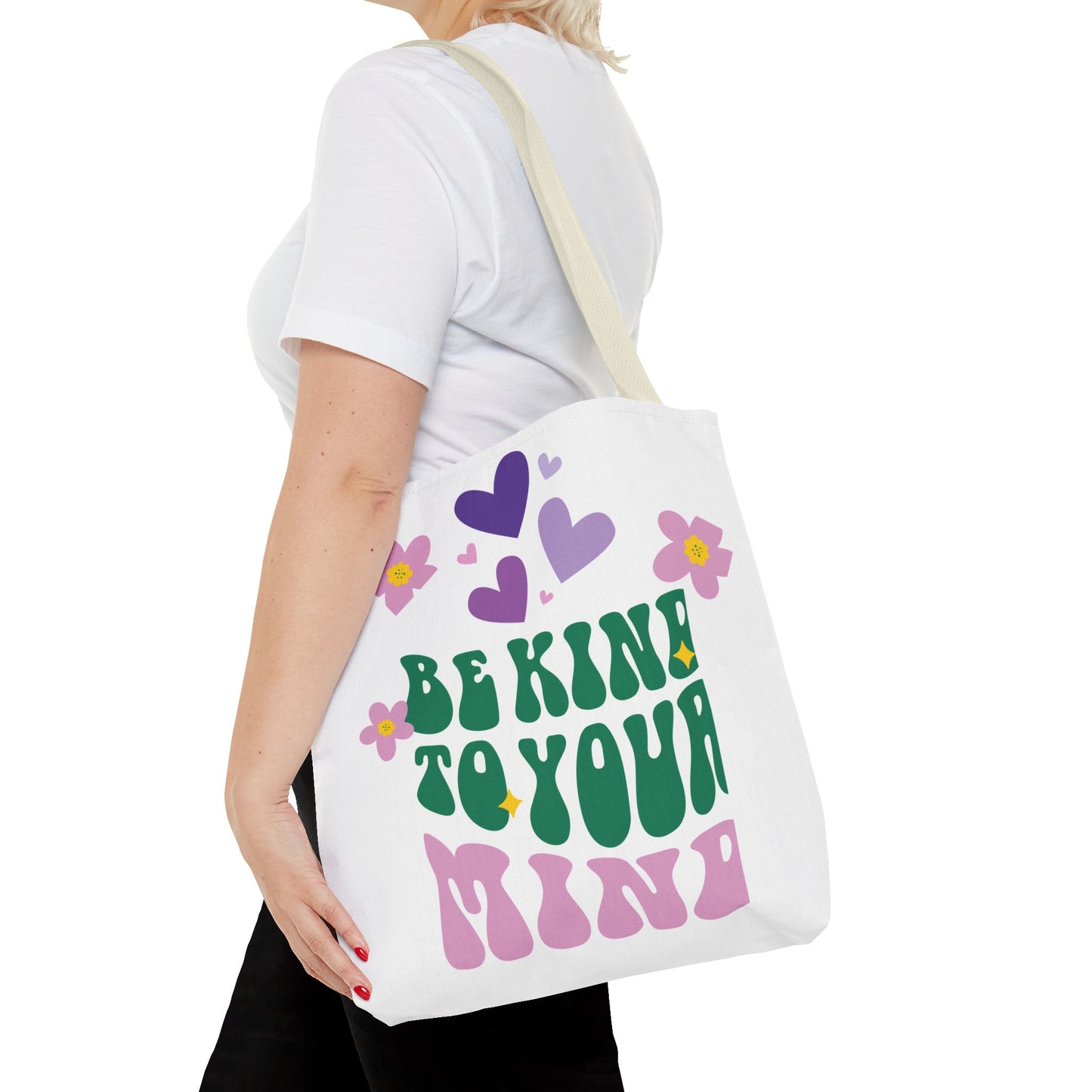 Be Kind To Your Mind Tote Bag, Mental Health Tote Bag, Motivational Gifts, Inspirational Tote Bag, Awareness Tote Bag