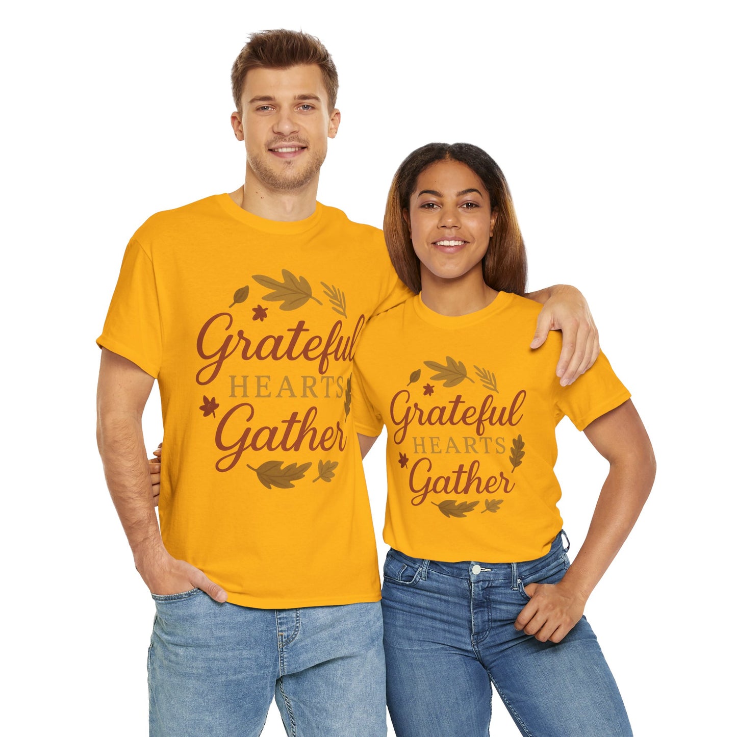 Grateful Hearts Gather Tee