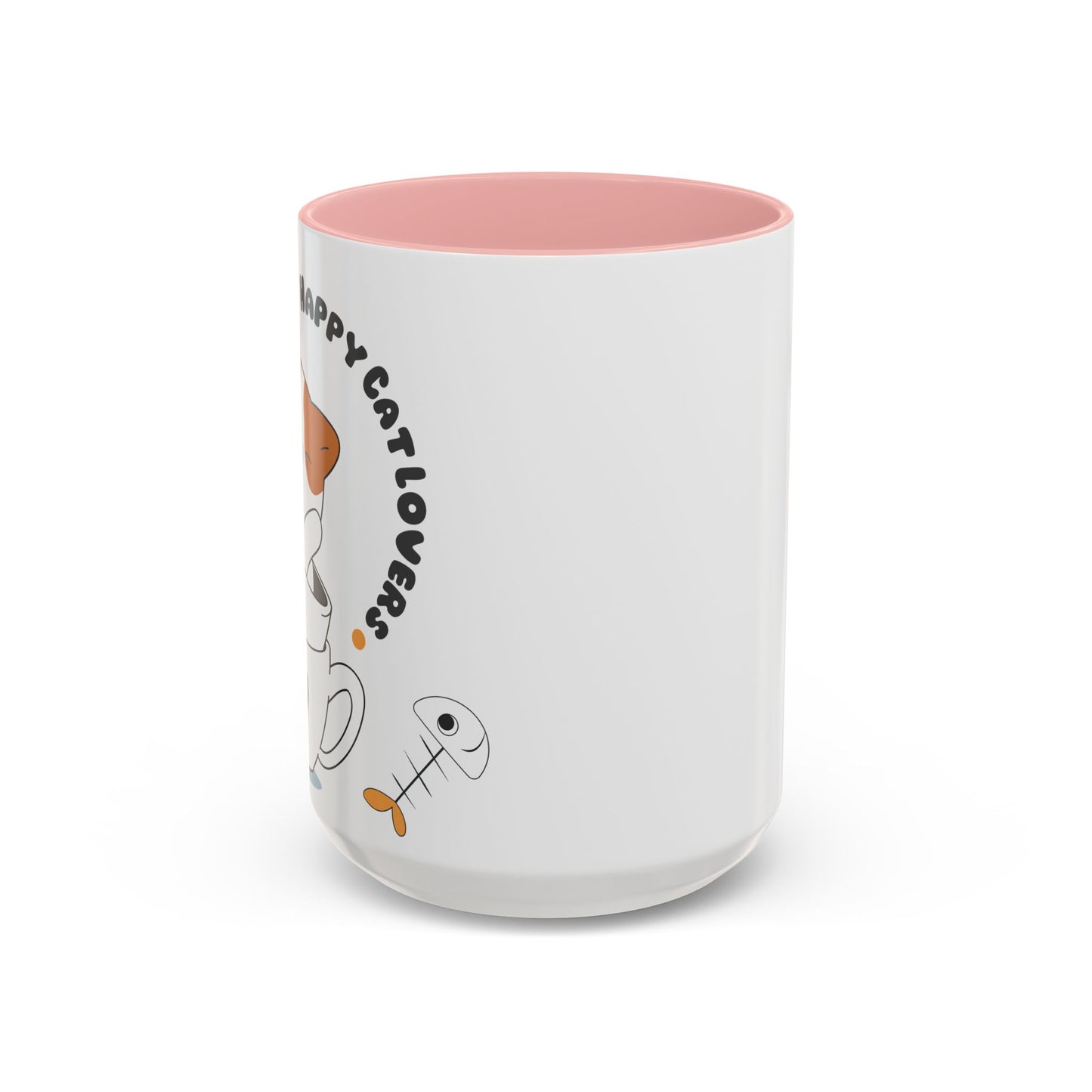 Whimsical Cat Lovers Coffee Mug | Cute Cat Decor, Gift for Pet Owners, Fun Design, Coffee Lover's Gift, Black Accent Mug