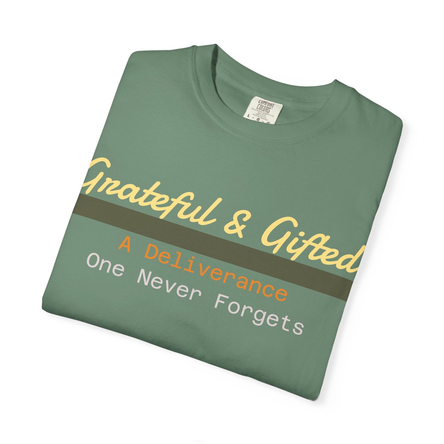 Grateful & Gifted T-Shirt | Perfect for Gratitude Celebrations, Thoughtful Gifts, Everyday Casual Wear, & Unisex Style