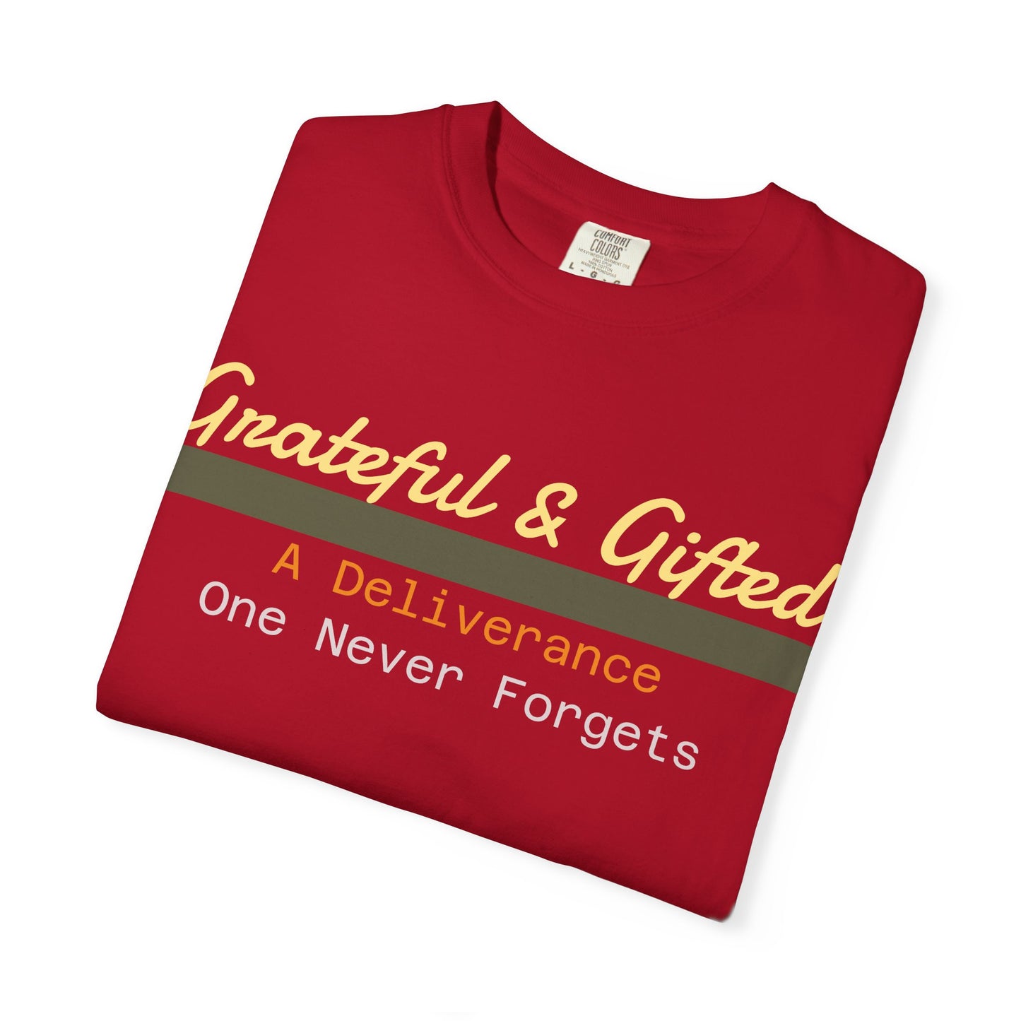 Grateful & Gifted T-Shirt | Perfect for Gratitude Celebrations, Thoughtful Gifts, Everyday Casual Wear, & Unisex Style