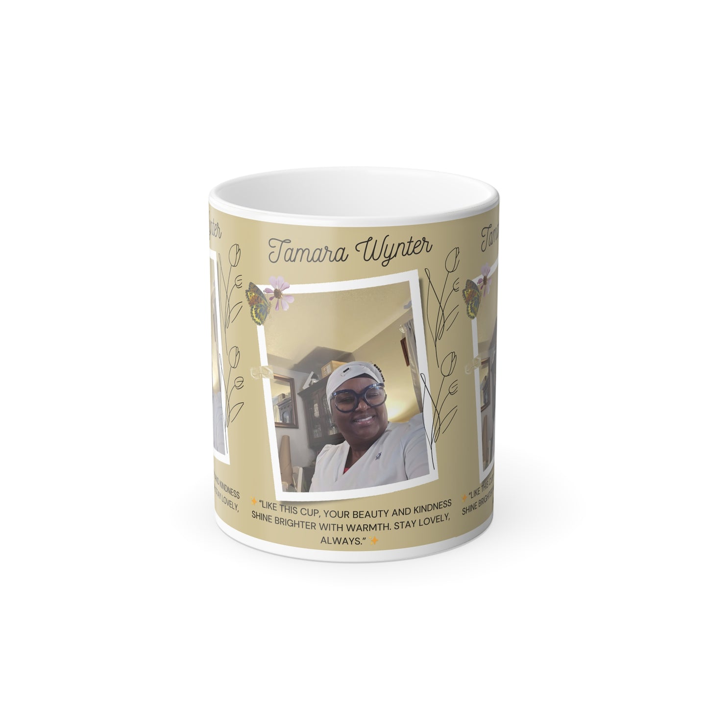 Personalized Color Changing Mug, Custom Gift for Friends, Family, Inspirational Coffee Cup, Unique Photo Mug, Unique Gift for Her