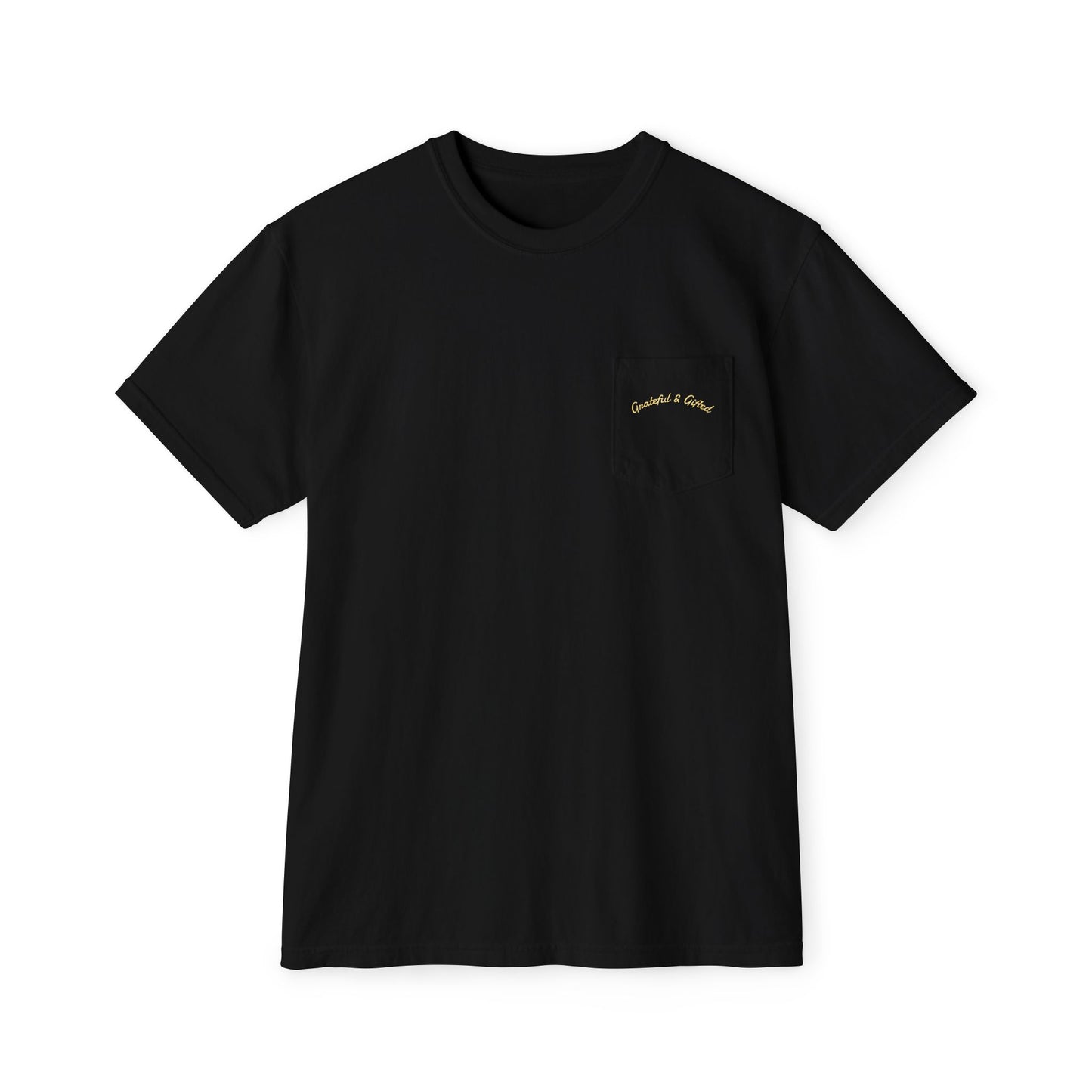 Garment-Dyed Pocket T-Shirt, Grateful and Gifted