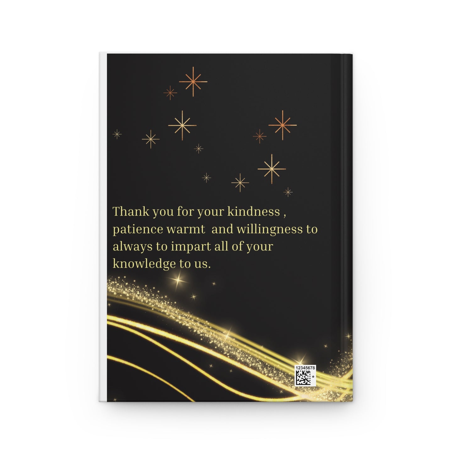 Personalized Hardcover Journal Matte - Teachers Gift