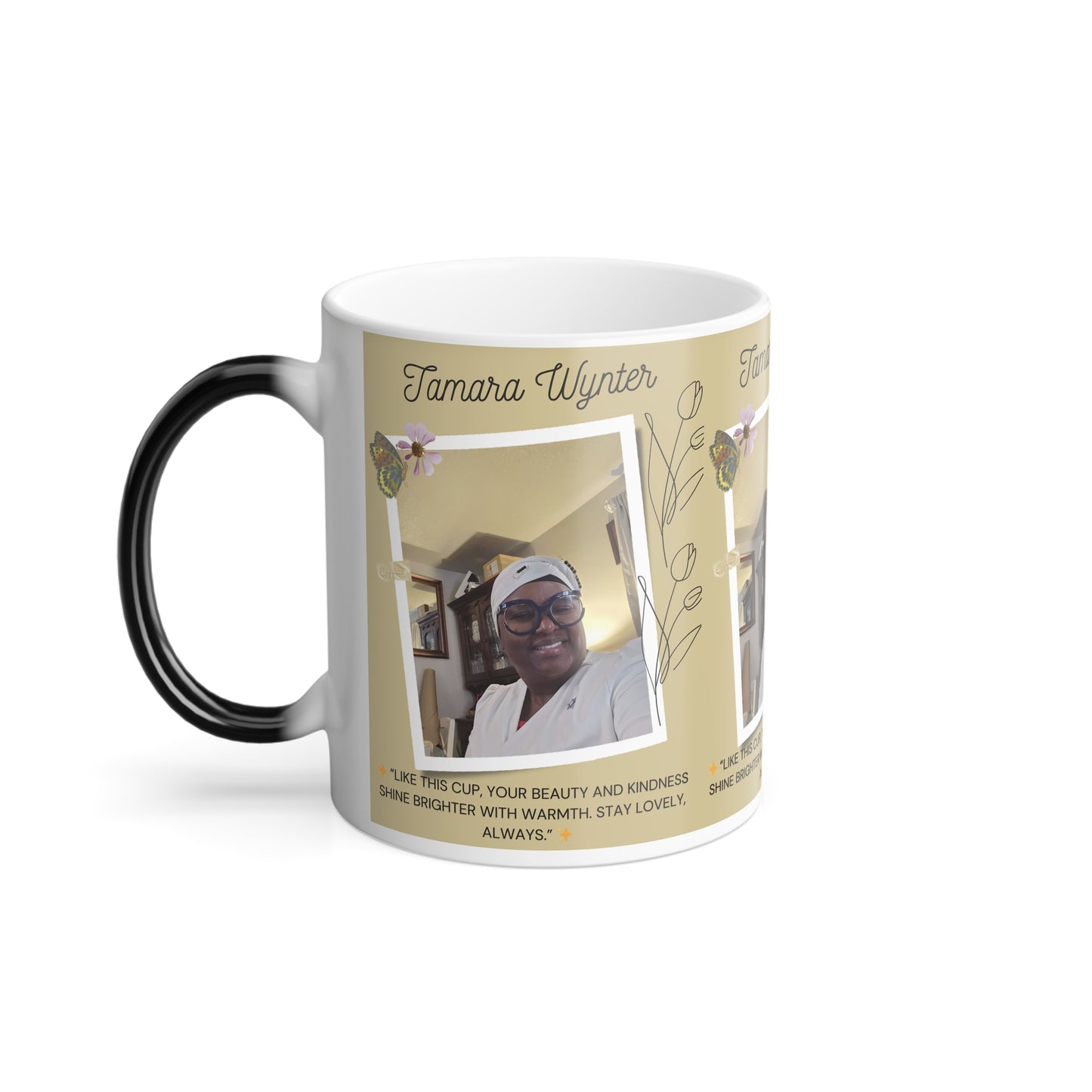 Personalized Color Changing Mug, Custom Gift for Friends, Family, Inspirational Coffee Cup, Unique Photo Mug, Unique Gift for Her
