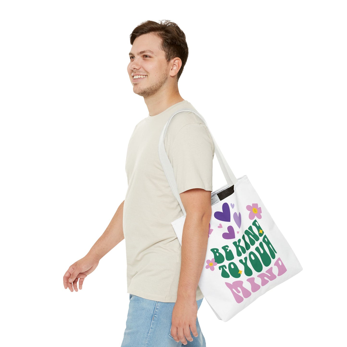 Be Kind To Your Mind Tote Bag, Mental Health Tote Bag, Motivational Gifts, Inspirational Tote Bag, Awareness Tote Bag