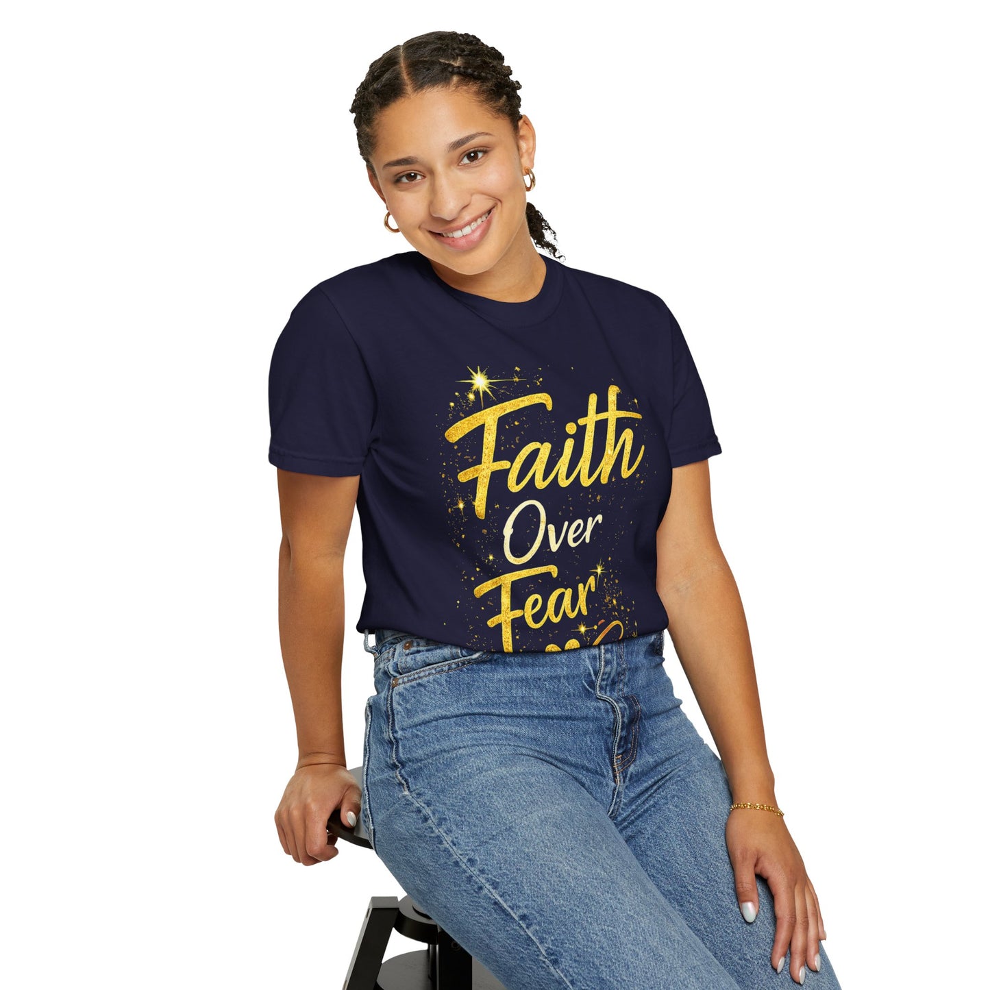 Faith Over Fear T-Shirt — Inspirational Christian Tee