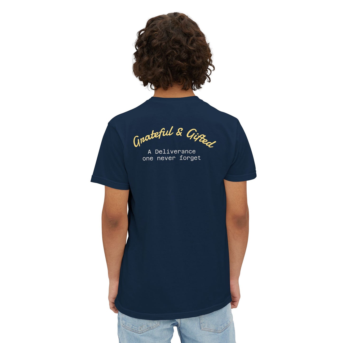 Garment-Dyed Pocket T-Shirt, Grateful and Gifted