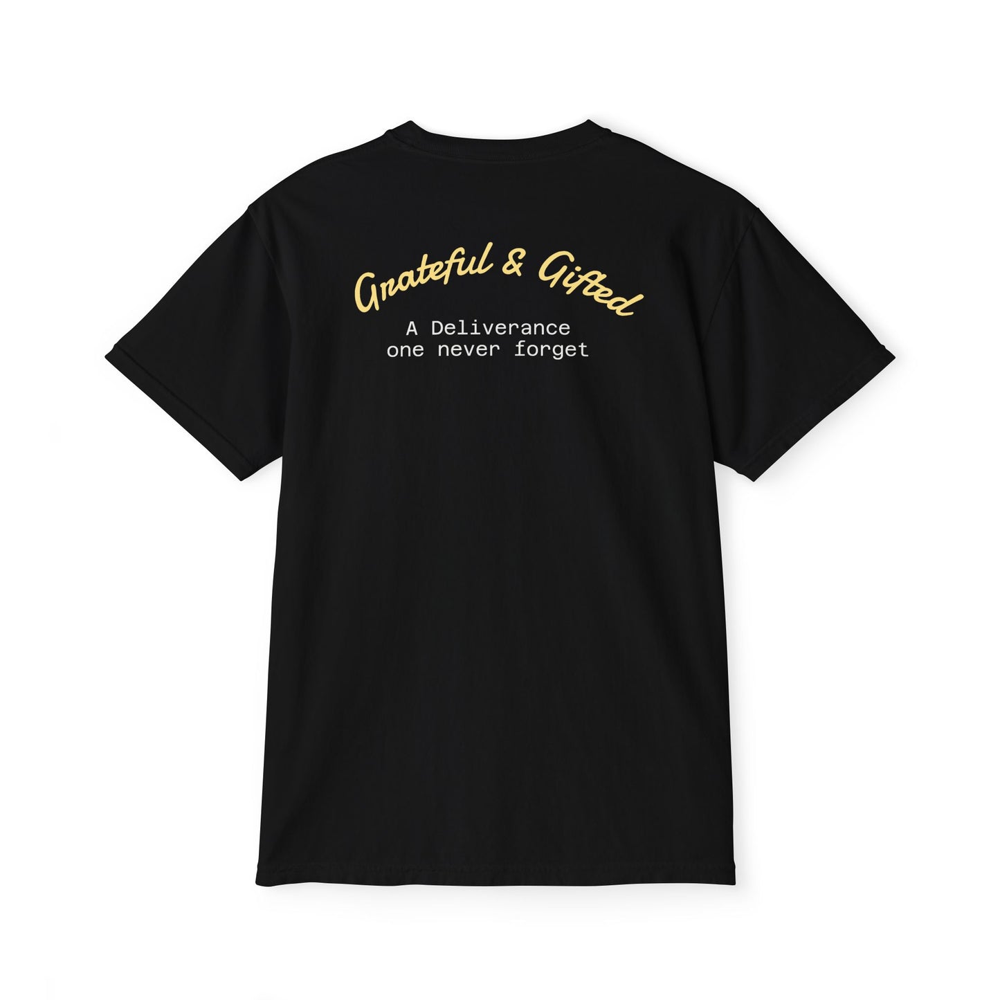 Garment-Dyed Pocket T-Shirt, Grateful and Gifted