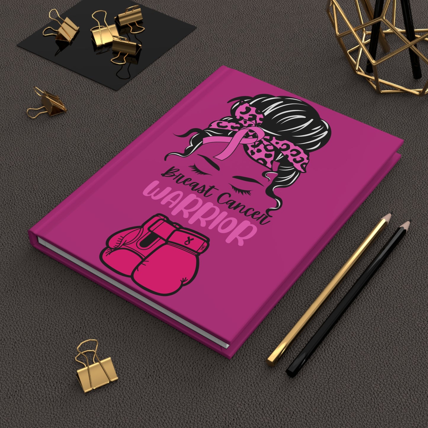 Breast Cancer Hardcover Journal Matte