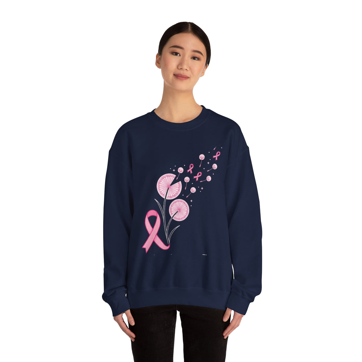 Let Hope Fly pink ribbon Sweatshirt | Breast Cancer Awareness