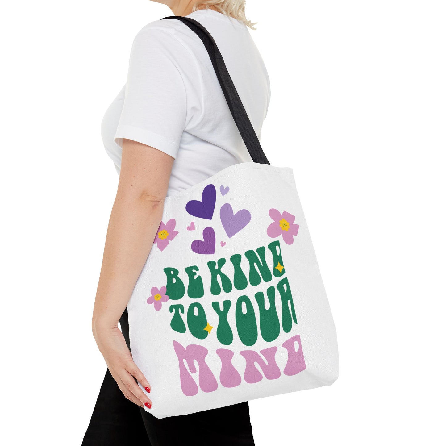 Be Kind To Your Mind Tote Bag, Mental Health Tote Bag, Motivational Gifts, Inspirational Tote Bag, Awareness Tote Bag