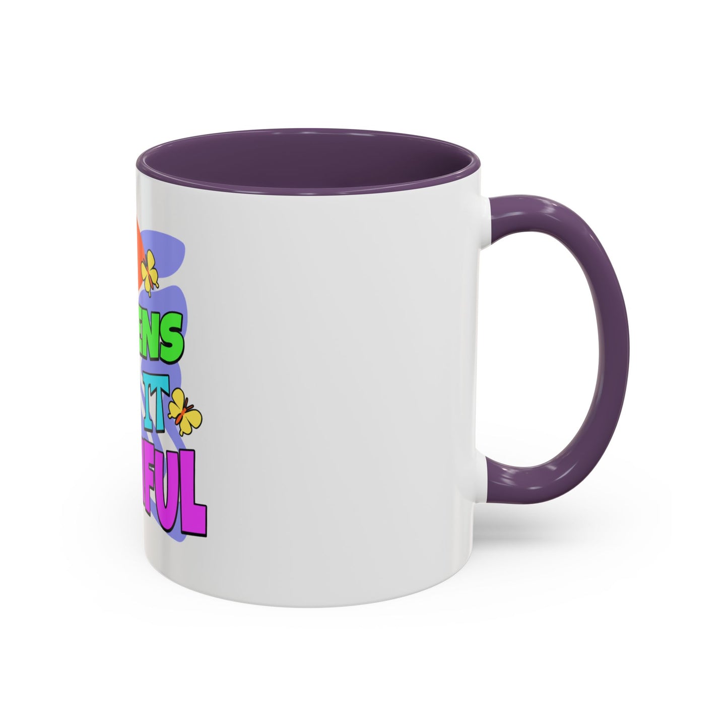 Vibrant Life Happens Coffee Mug - 11oz & 15oz - Motivational & Colorful Design
