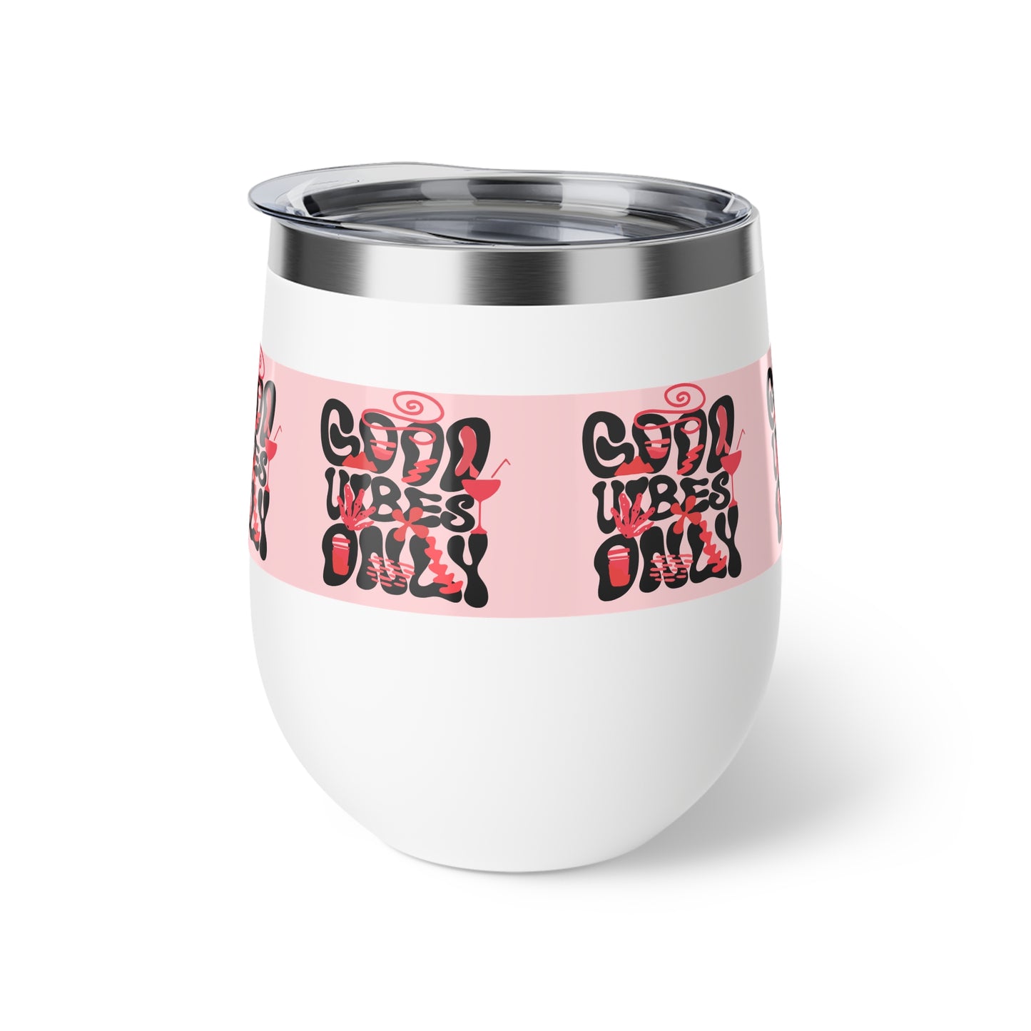 Chic Insulated Travel Mug, Coffee Lovers Gift, Sassy Wine Tumbler, Cute Outdoor Cup, Birthday Party Accessory