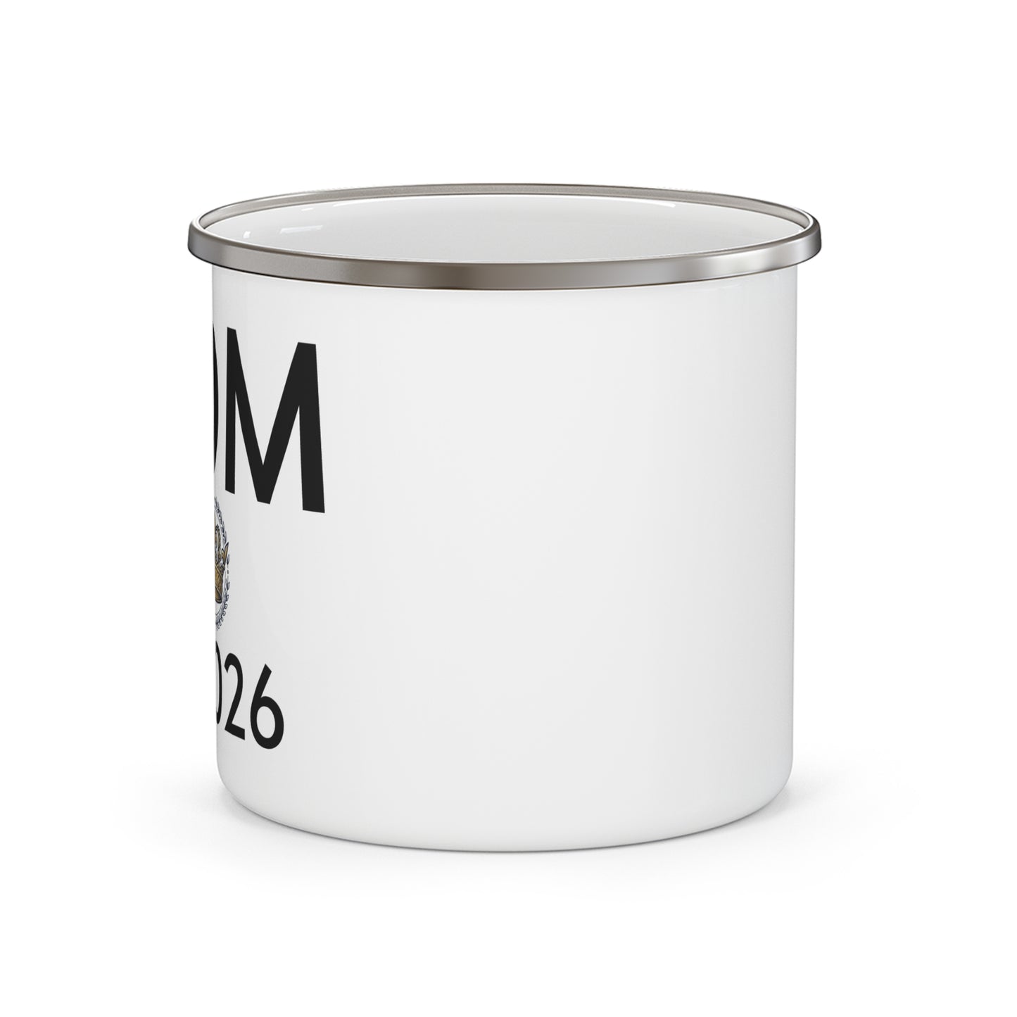 Mom Est 2026 Enamel Camping Mug — First Time Mom & Pregnancy Gift