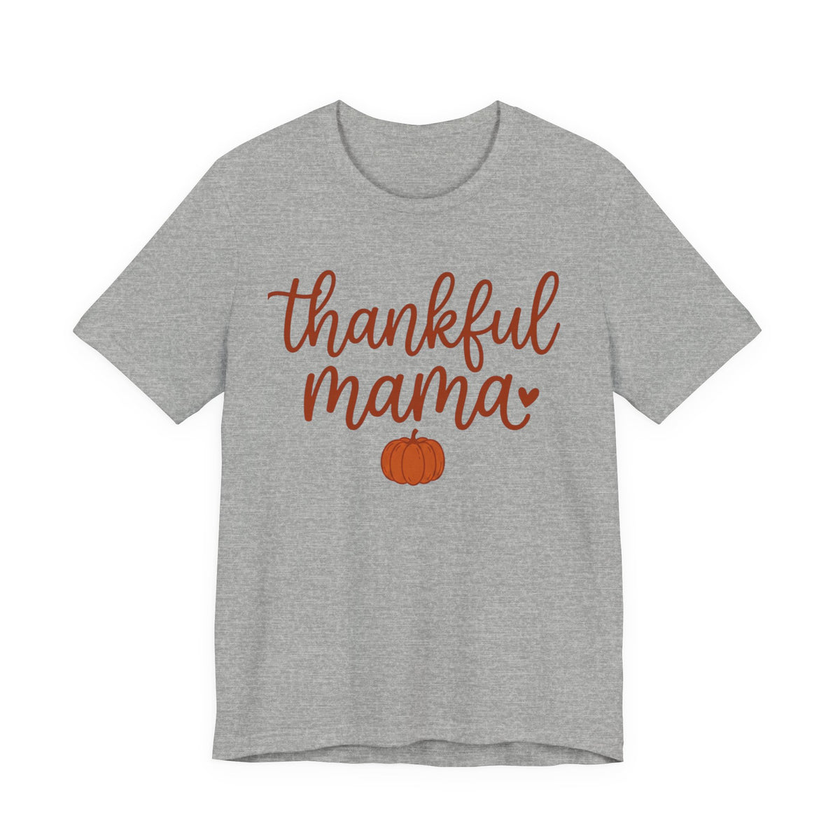 Thankful Mama Tee | Thanksgiving pumpkin mom shirt, fall harvest apparel