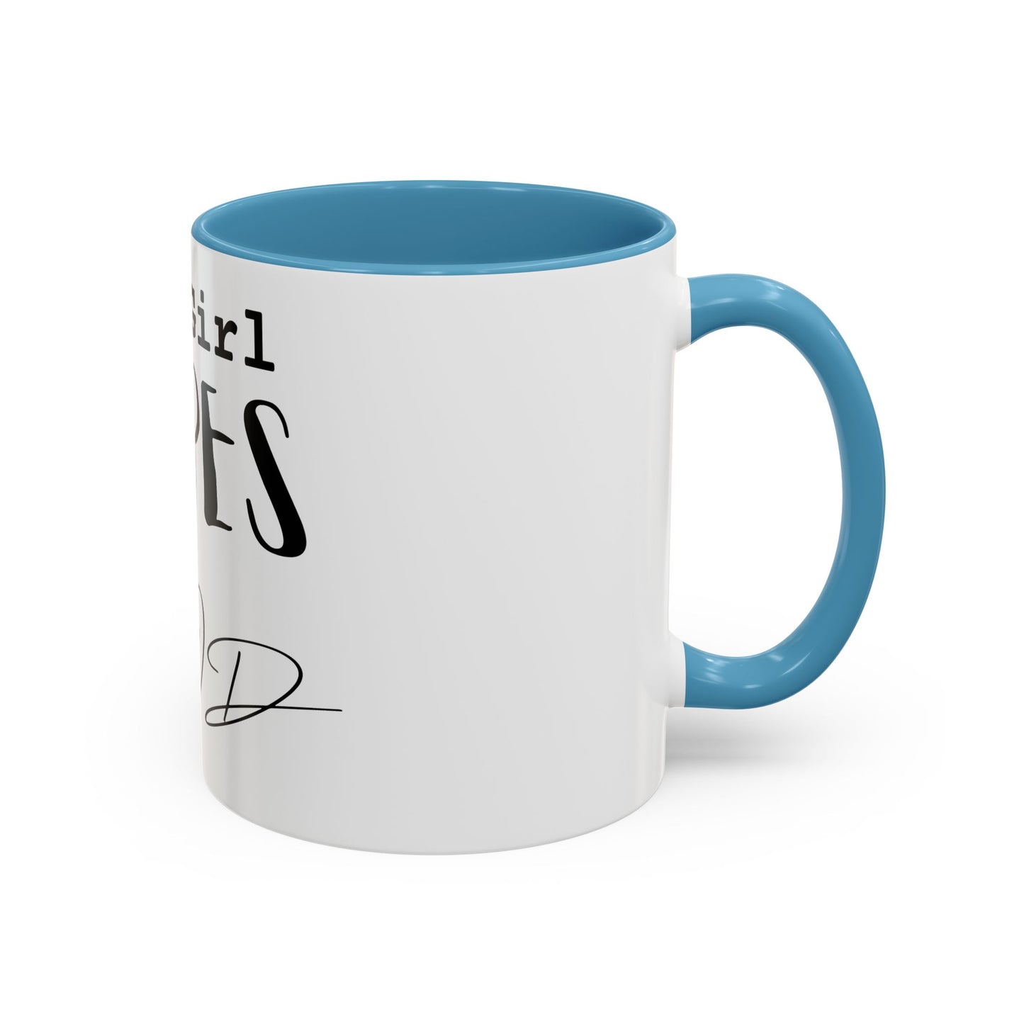 Inspirational Accent Coffee Mug - 'This Girl Hopes in God'