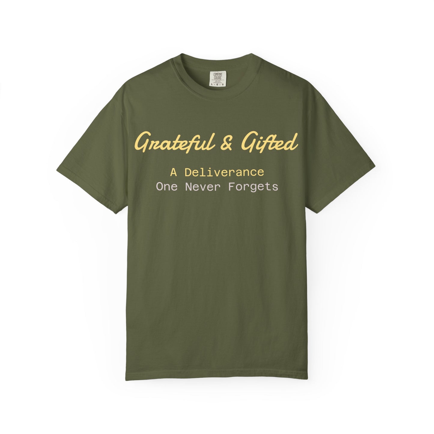 Grateful & Gifted T-Shirt | Perfect for Gratitude Celebrations, Thoughtful Gifts, Everyday Casual Wear, & Unisex Style