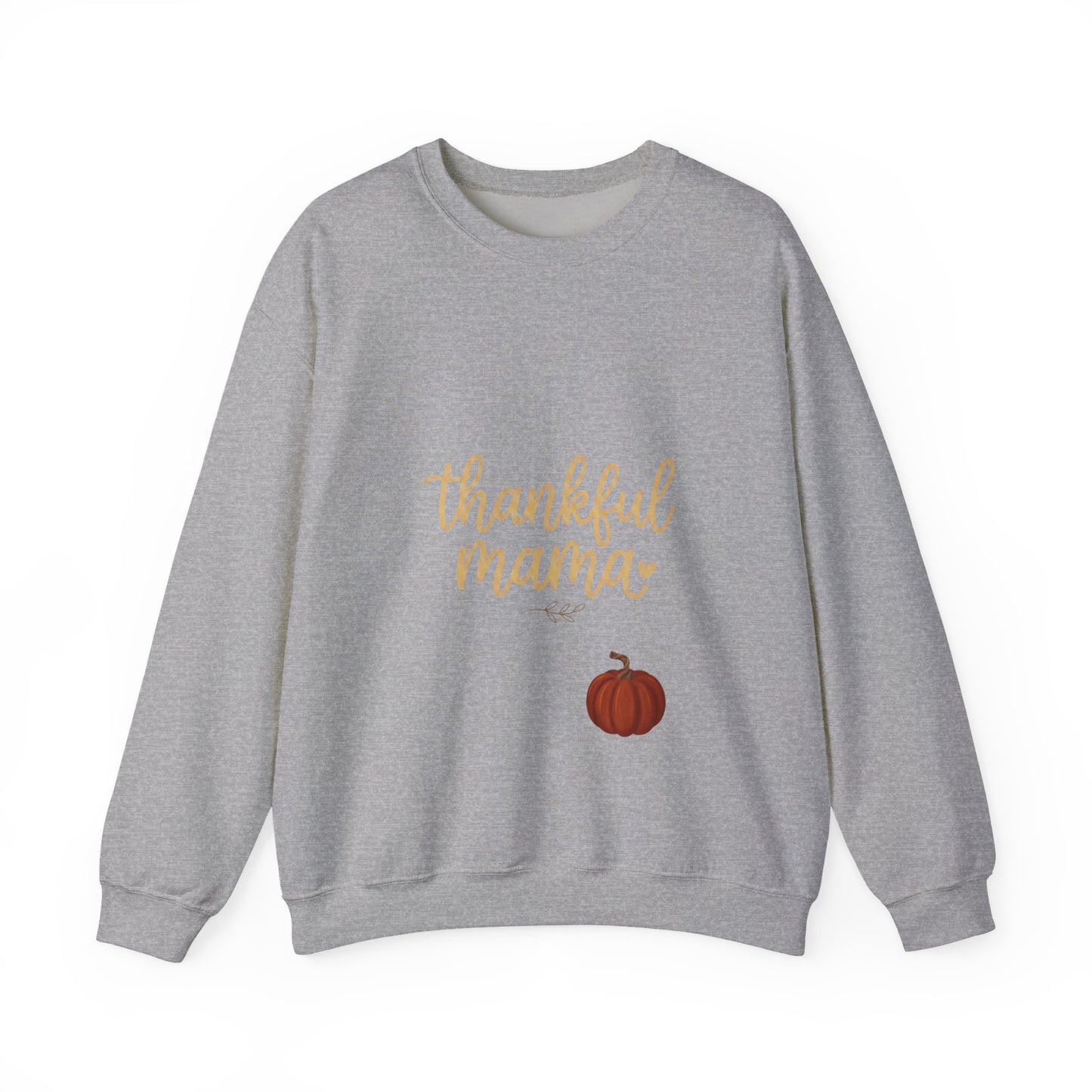 Thankful Mama sweatshirt | Thanksgiving pumpkin, fall foliage casual