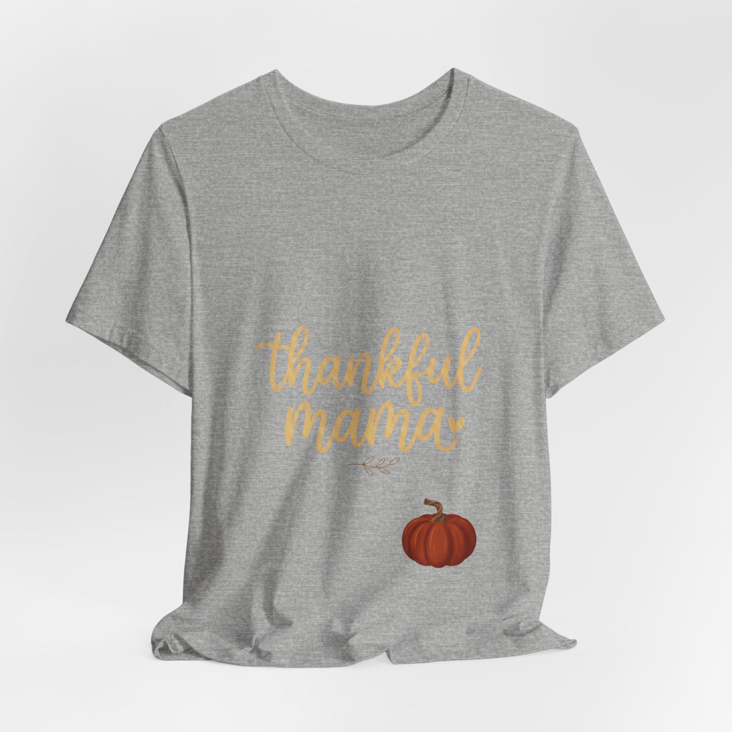 Thankful Mama Tee | Thanksgiving pumpkin, fall gratitude