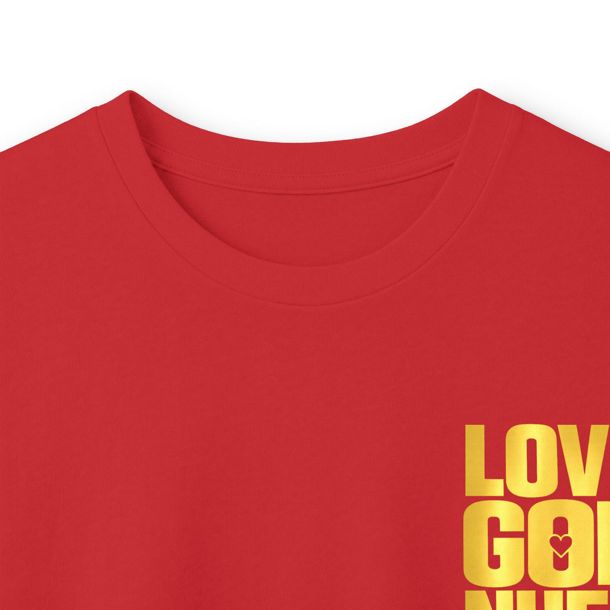 Love God Nuff Long Sleeve Tee — Christian Faith Message Shirt