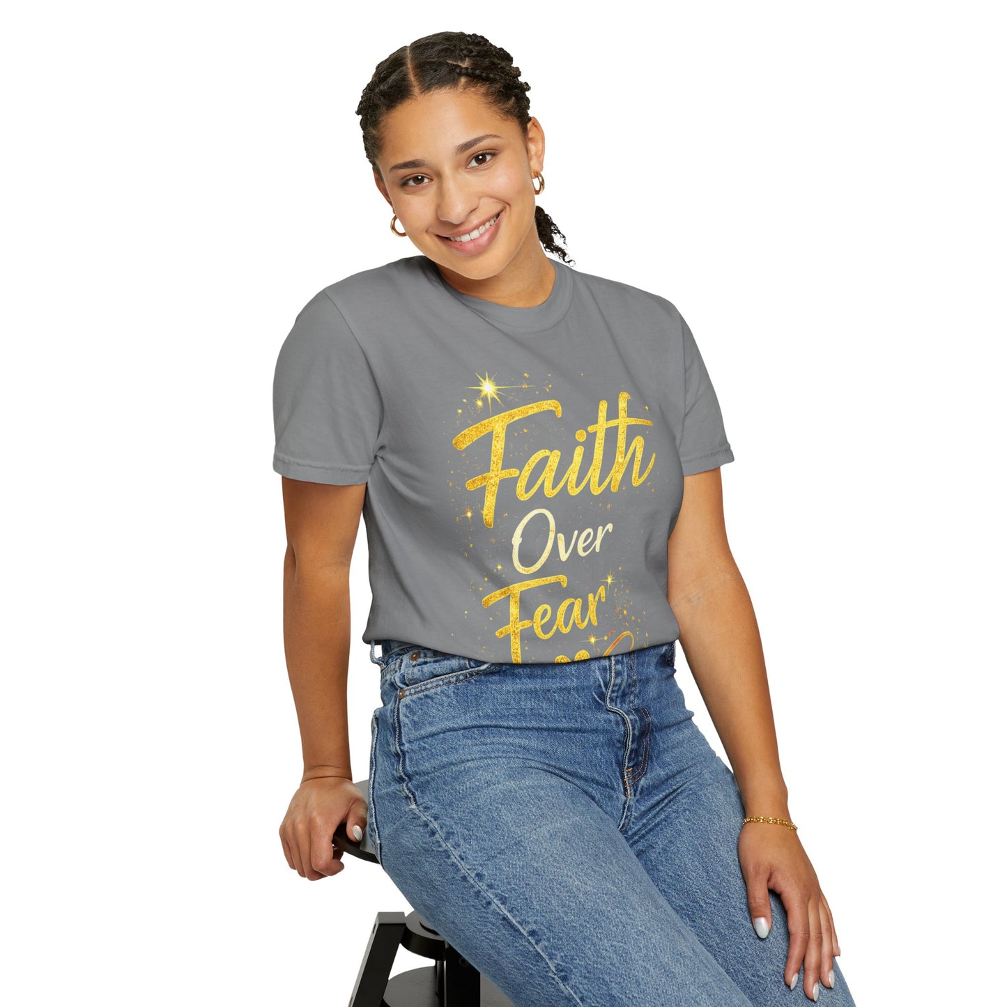 Faith Over Fear T-Shirt — Inspirational Christian Tee