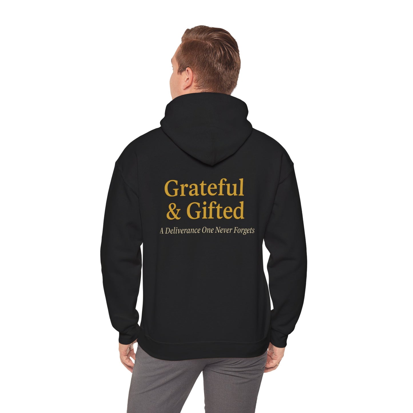 Grateful & Gifted Unisex Hoodie – Cozy Oversized Sweatshirt for All Occasions