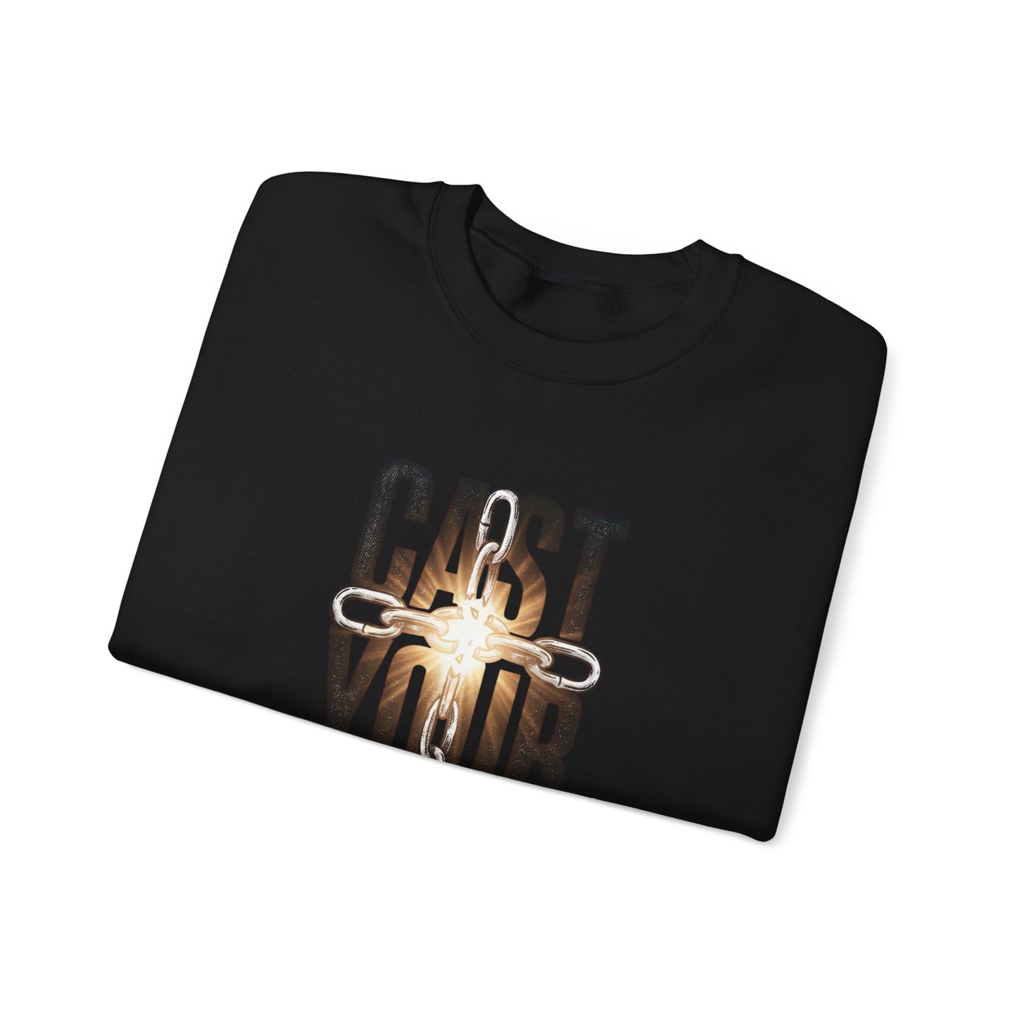 Cast Your Cares Sweatshirt | Christian Streetwear, Scripture 1 Peter 5:7