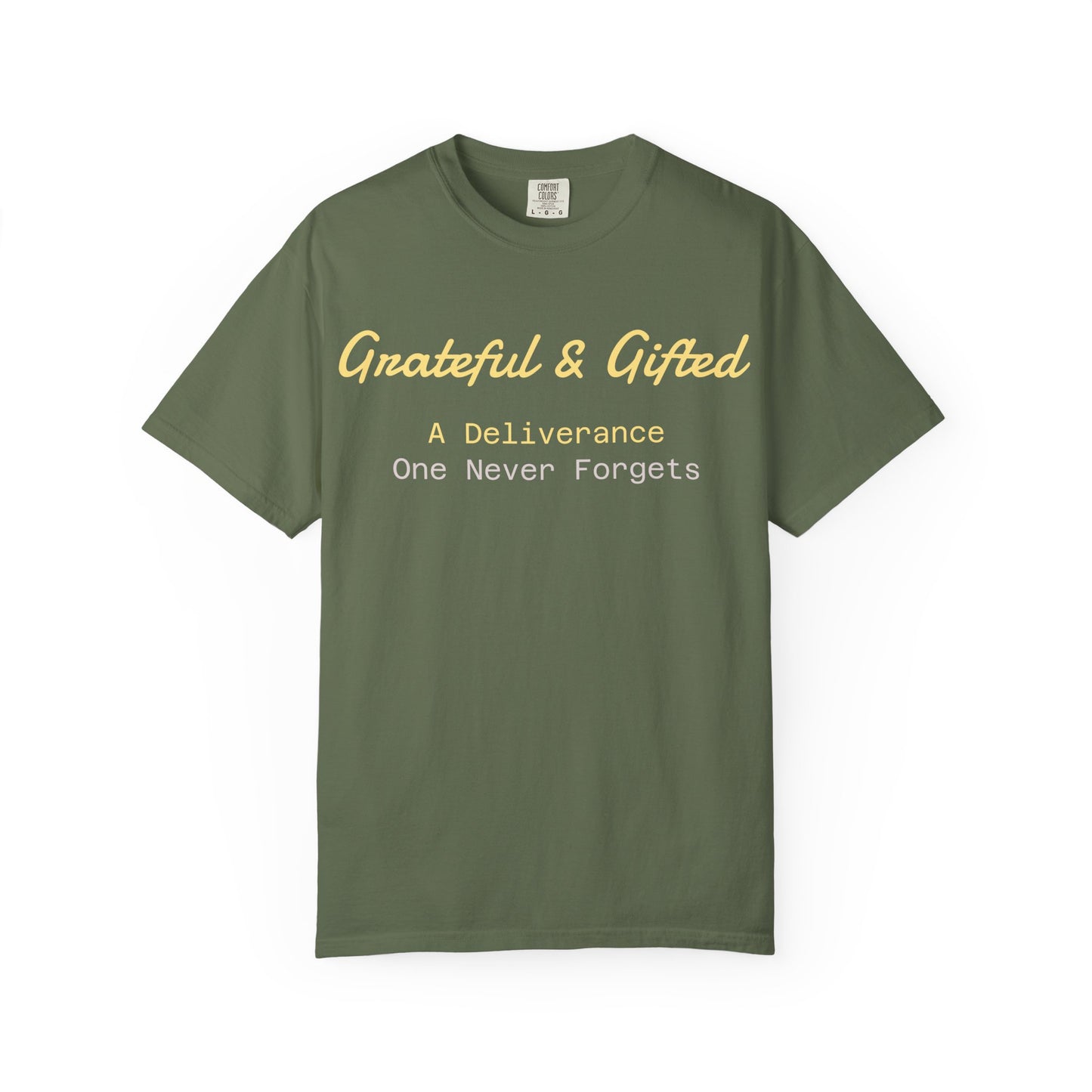 Grateful & Gifted T-Shirt | Perfect for Gratitude Celebrations, Thoughtful Gifts, Everyday Casual Wear, & Unisex Style