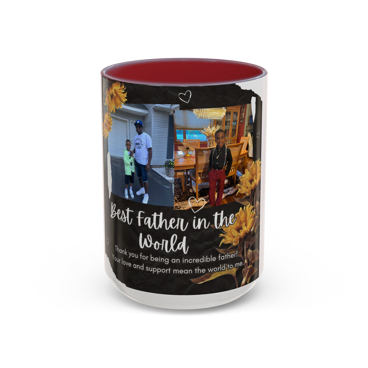 Best Father in the World Photo Coffee Mug