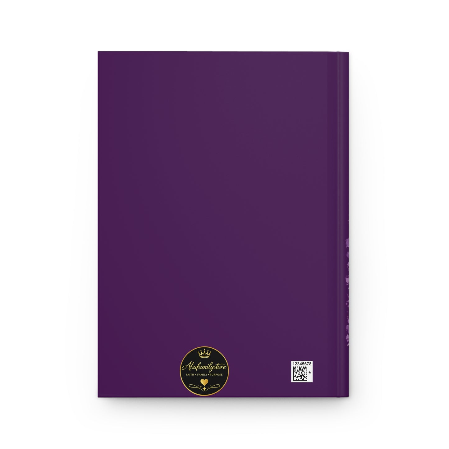 Faith Over Fear Hardcover Journal — Christian Inspirational Notebook with Bible Verse