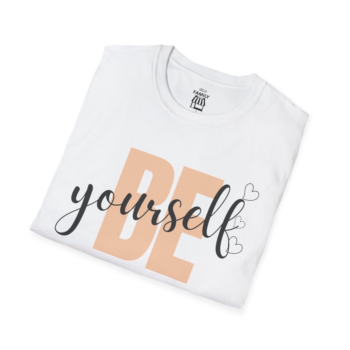 Unisex Softstyle T-Shirt with 'Be Yourself' Design - Affirmation Tee for Casual Wear, Gift for Self-Love, Everyday Comfort, [...]