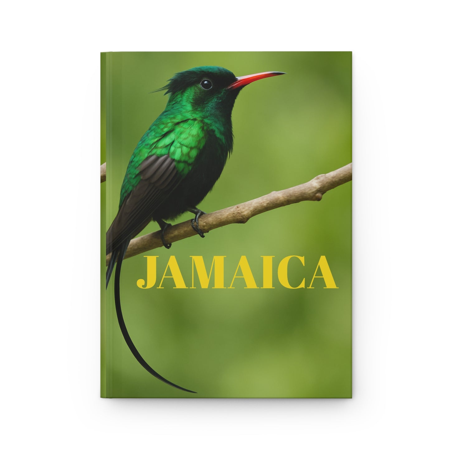 Jamaica Hummingbird Hardcover Journal, Nature Lover Notebook, Travel Journal, Gift for Birdwatchers, Eco-Friendly Diary