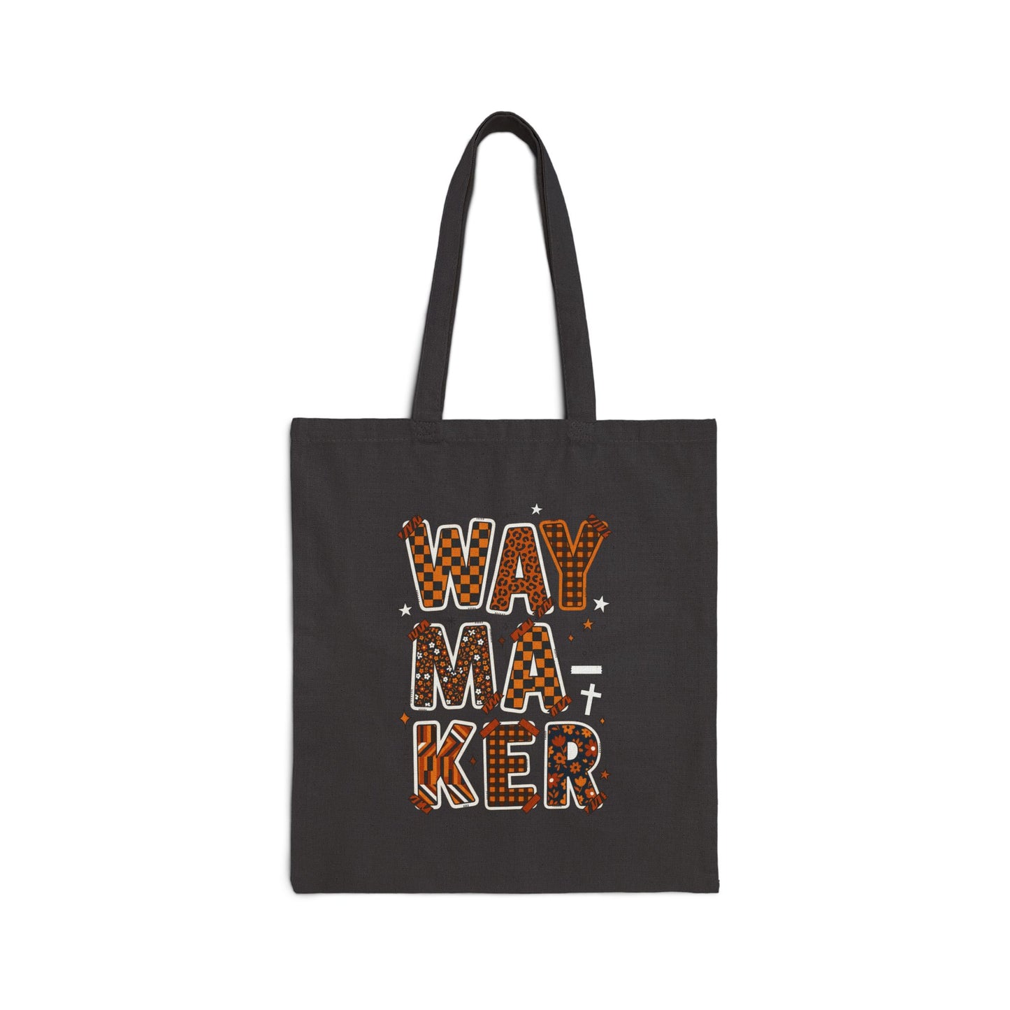 Waymaker Tote Bag | Christian faith tote, Scripture art, playful mixed-font devotional