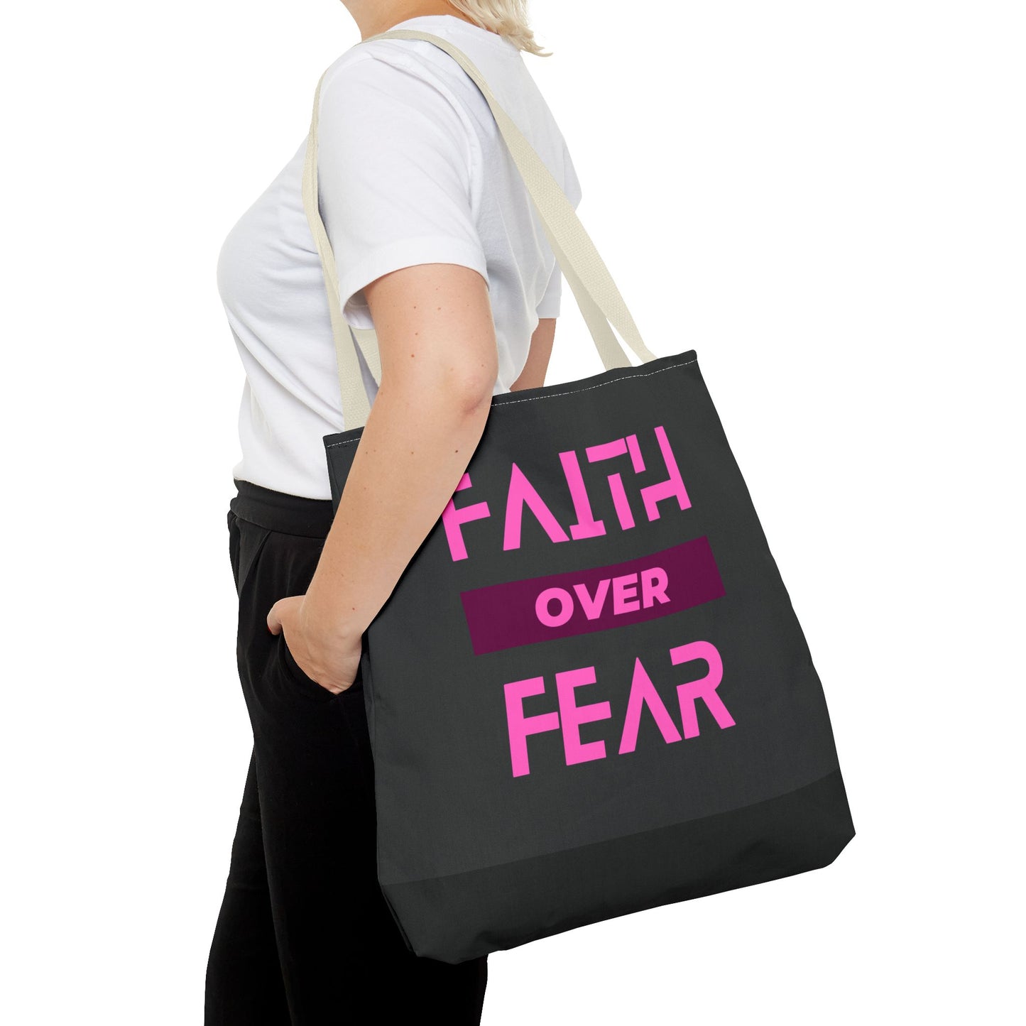 Faith over Fear Tote Bag
