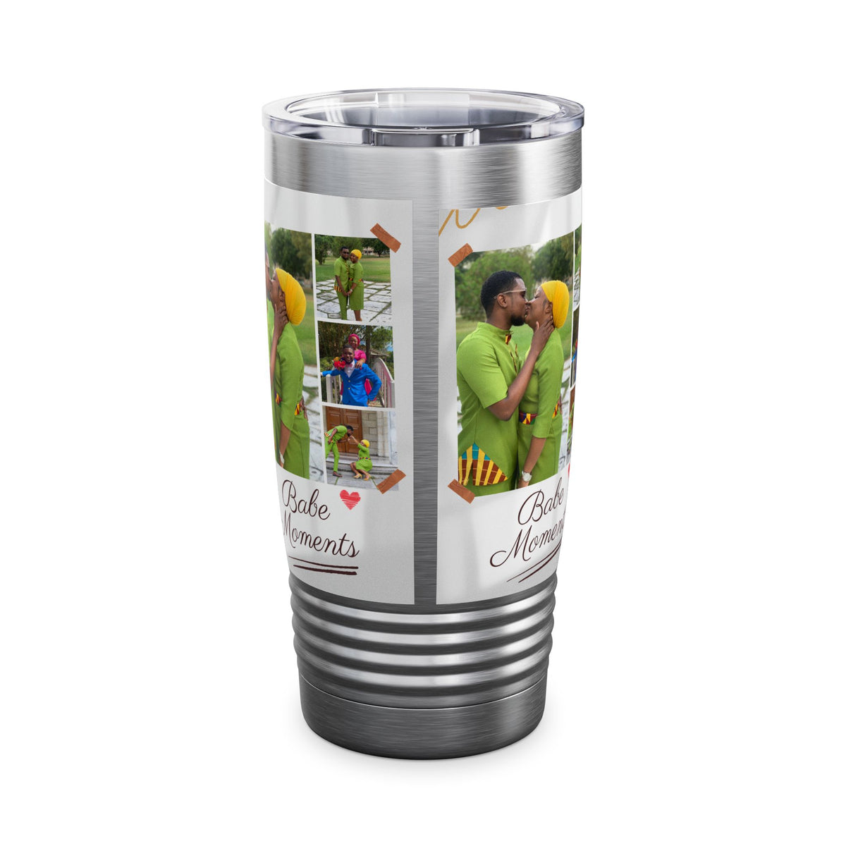 Personalized Family Photo Tumbler - 20oz Insulated Travel Mug