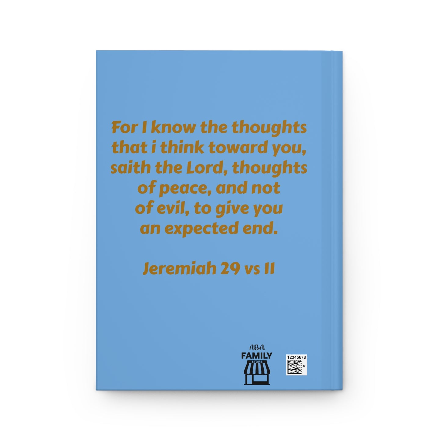Hardcover Journal — Personalized Memorial Photo Journal with 'Miss Jackie' & Jeremiah 29:11