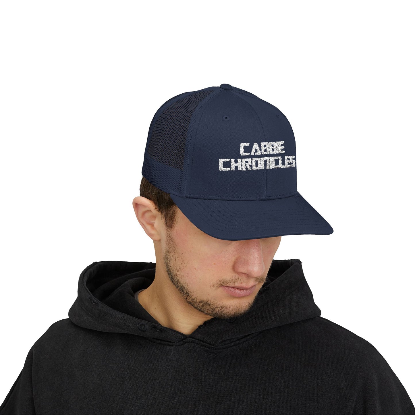 Cabbie Chronicles Snapback Trucker Cap | Casual Fashion Hat for Drivers, Outdoor Events, Gifts for Dads, Summer Wear, Trendy Accessory