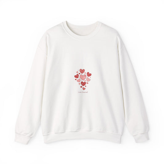 Tiny Heart Cluster Sweatshirt | tiny heart design, valentine doodle
