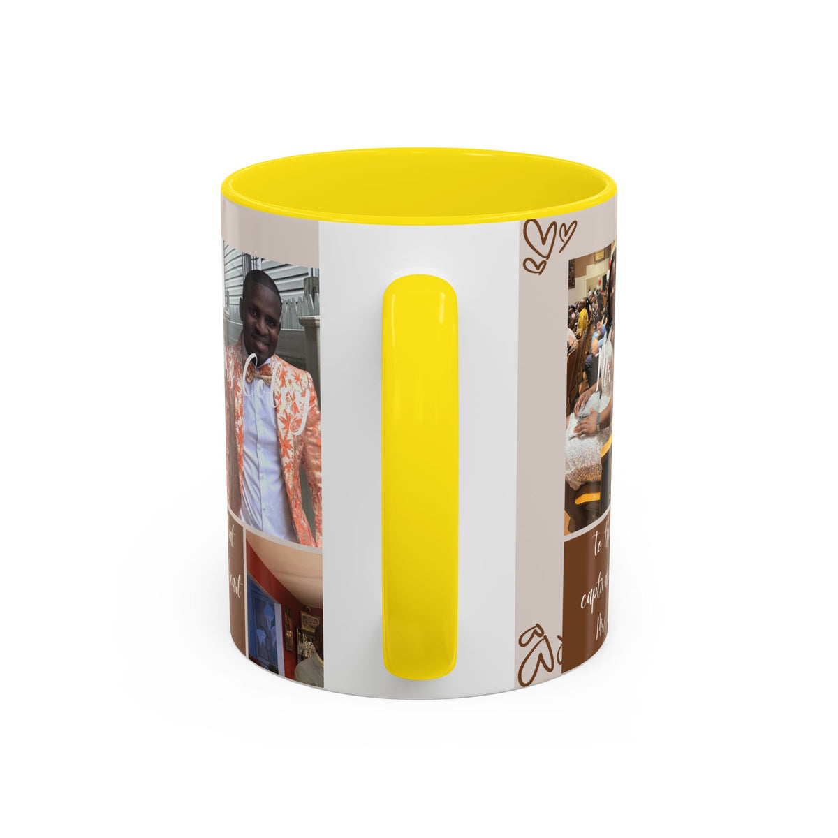 Personalized Photo Collage Coffee Mug – “To the One That Captures My Heart”