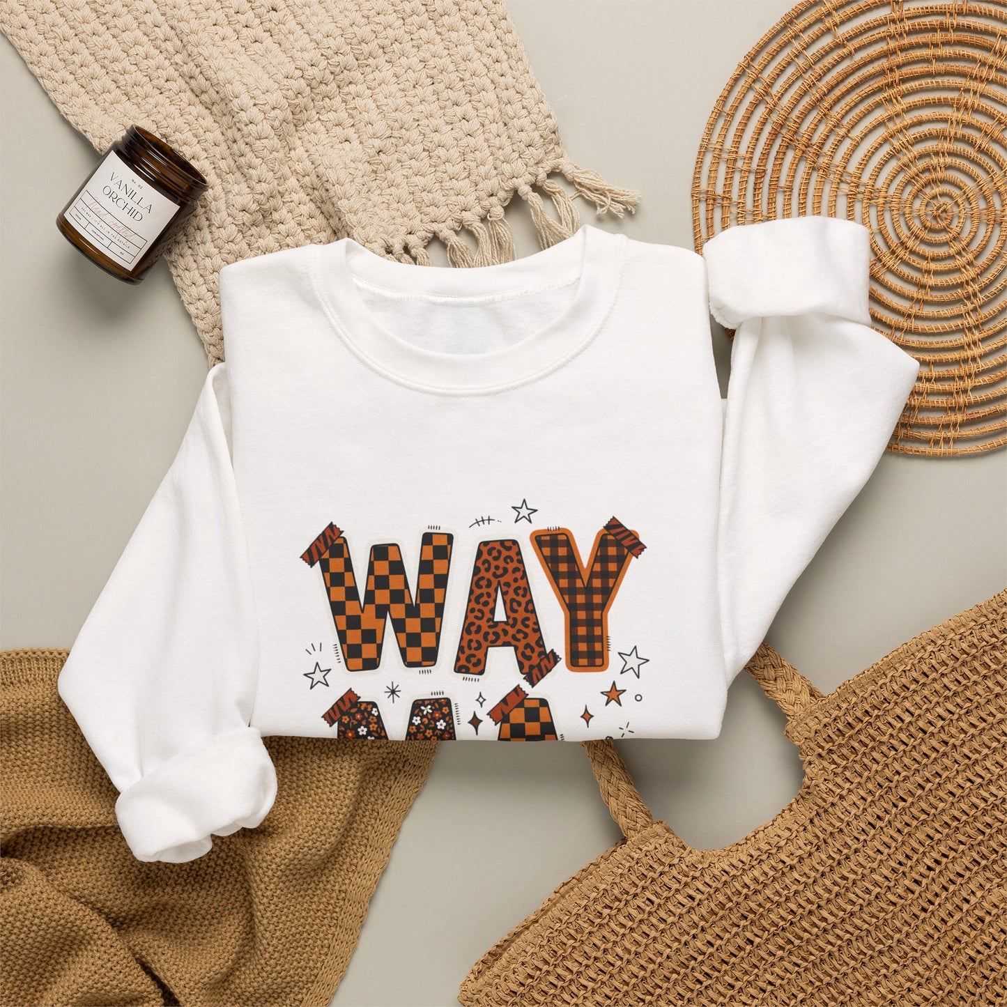 Waymaker Crewneck Sweatshirt | Christian faith sweatshirt, playful mixed-font scripture style