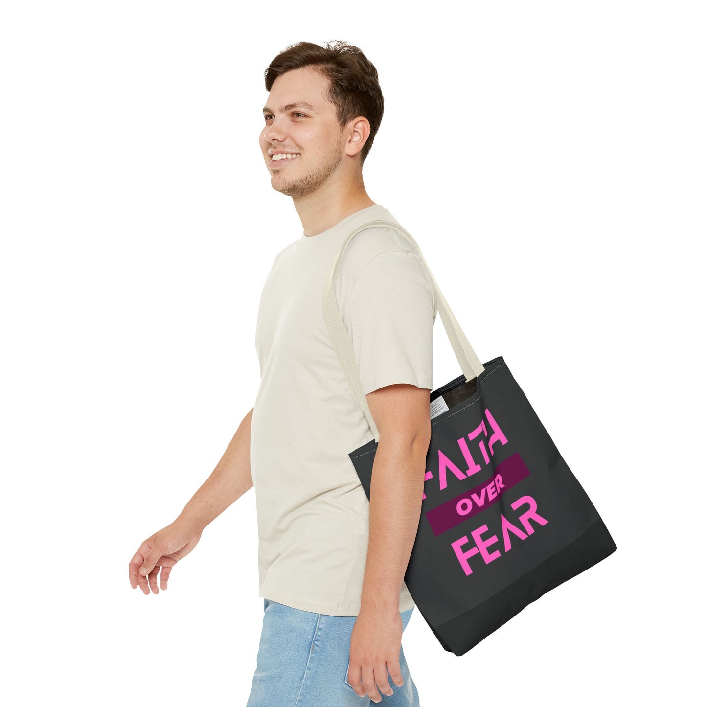 Faith over Fear Tote Bag